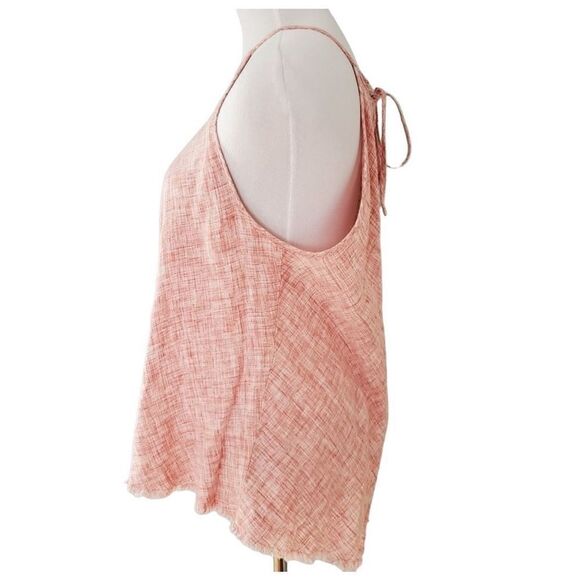 Cloth & Stone Pink Linen Lightweight Tank Top Small - Picture 2 of 8